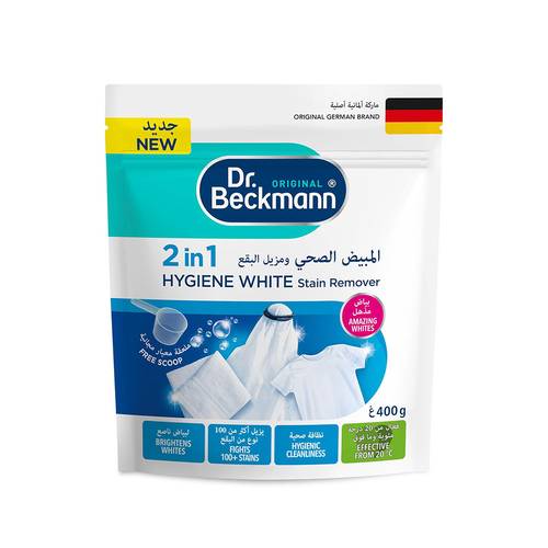 د.بيكمان مبيض صحى ومزيل البقع 2×1  400مل