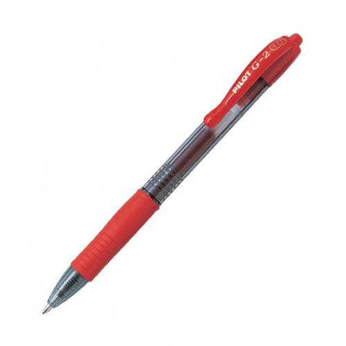 قلم احمر جل بايلوت BL-G2-10-R