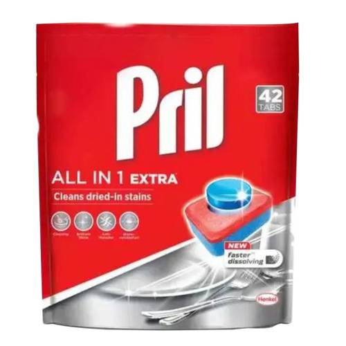 Pril automatic dishwasher tablets 42 tablets