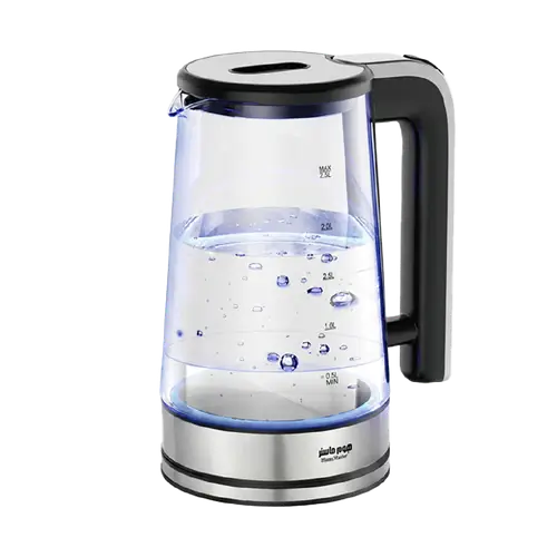 هوم ماستر غلاية كهربائية زجاج 2.5 لتر 1800W
