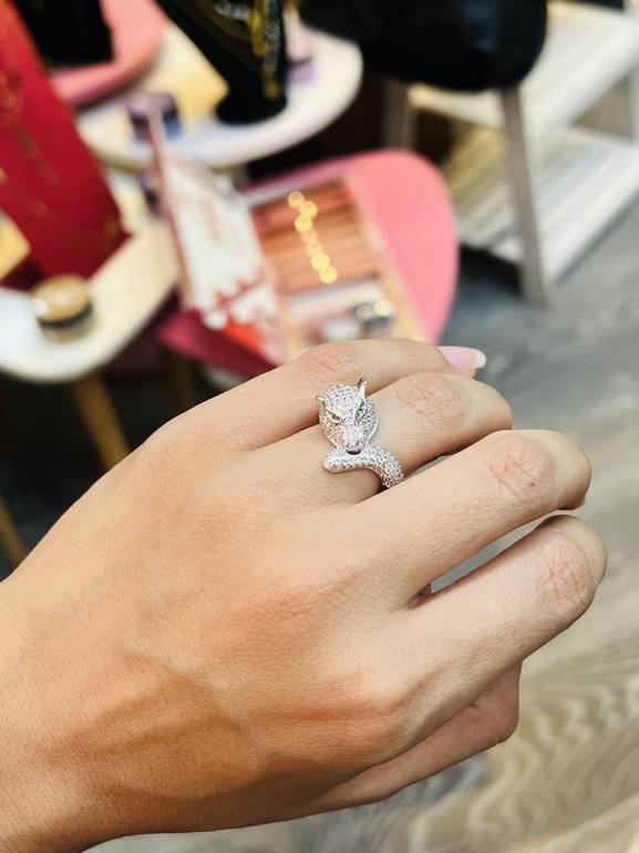 Silver tiger ring 2