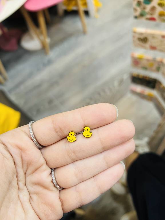 Duck earring 