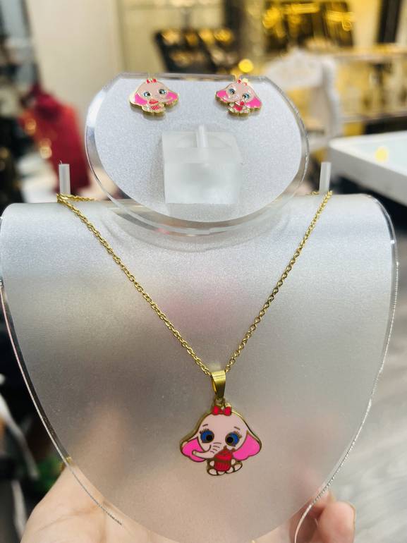Pink elephant set