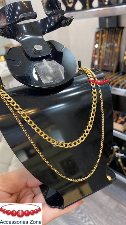 Short double layers necklace 