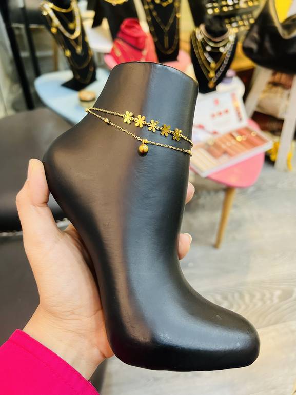 Stainless anklet