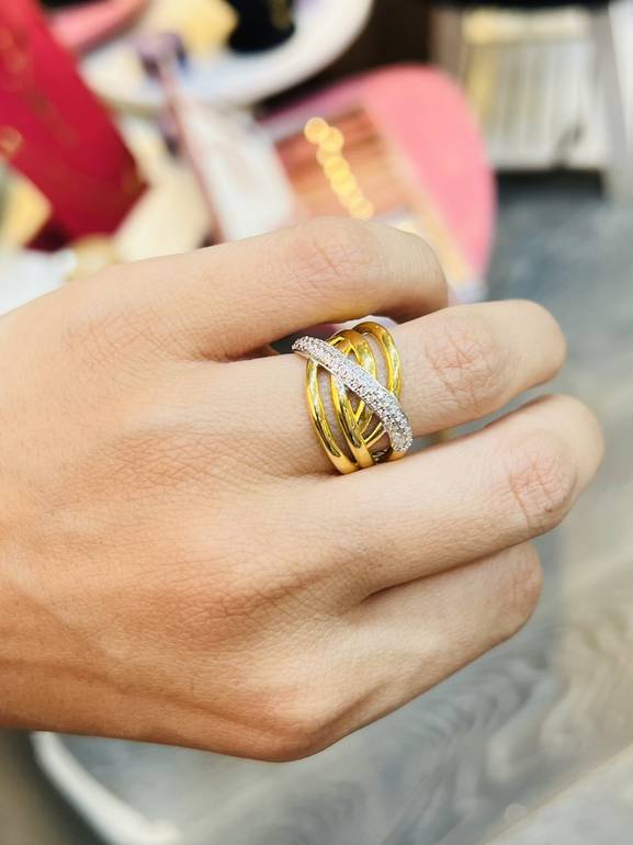 Gold plated ring 
