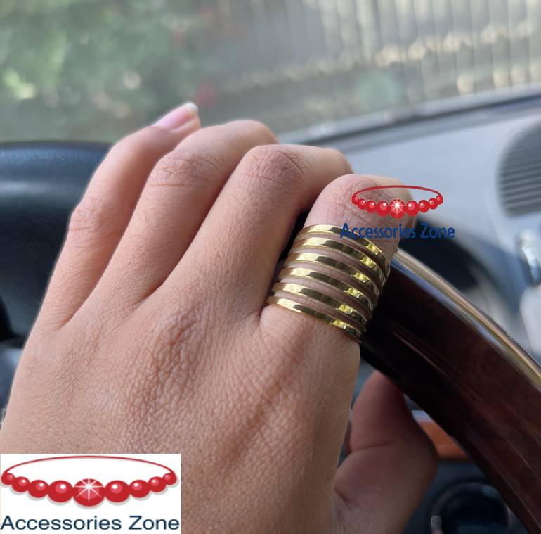 Stainless ring free size 