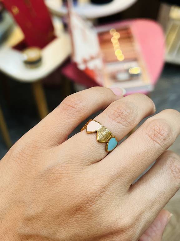 Tiff*ny ring rose gold 
