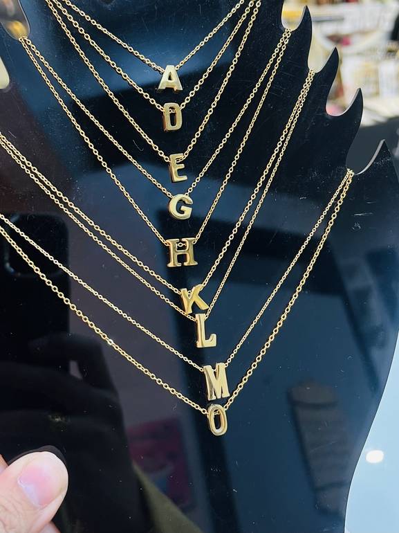 Letters necklace 