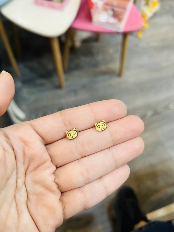 Bear earring 