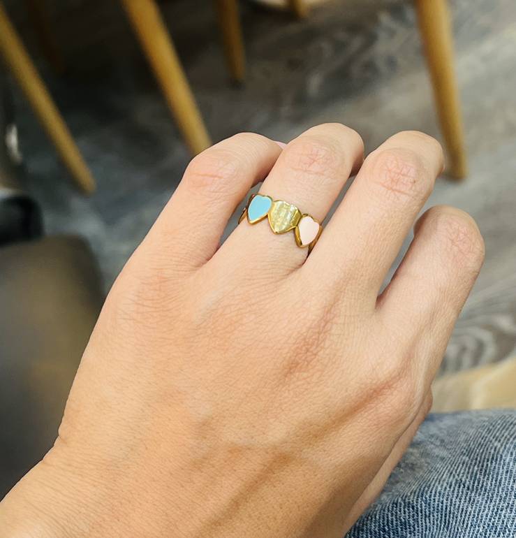 Tiff*ny ring Gold 