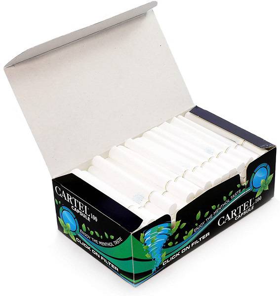 Filtered tubes CARTEL 100 CAPSULE