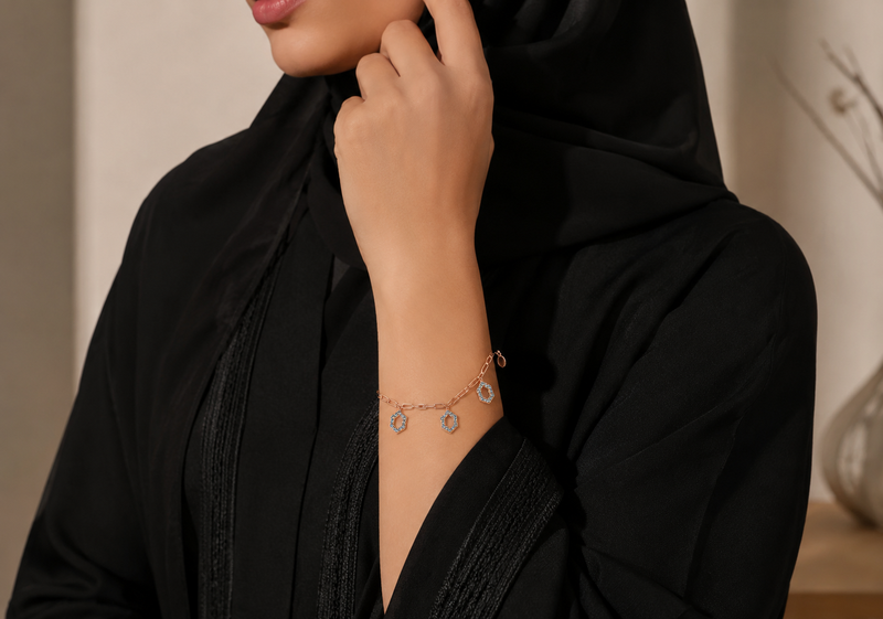 How to Style Jewelry Sets with the Saudi Abaya