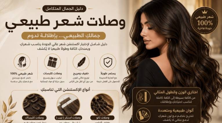 الدليل الشامل لـ وصلات شعر طبيعي: دليلكِ المتكامل للكثافة والطول المثالي