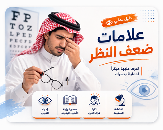 علامات ضعف النظر التي يتجاهلها الجميع 
