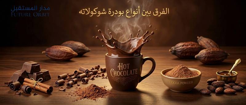 الفرق بين أنواع بودرة شوكولاته وأيها الأفضل؟ دليلك الشامل لاختيار الطعم المثالي في السعودية