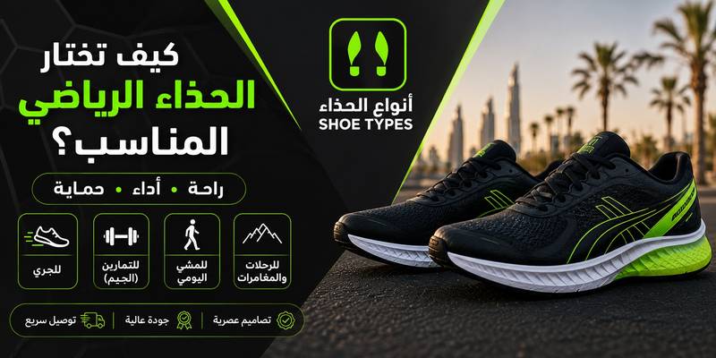 دليلك لاختيار الحذاء الرياضي المناسب لكل نشاط في السعودية