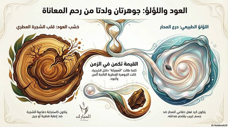 قيمة تُنحت بالصبر: من العود إلى اللؤلؤ