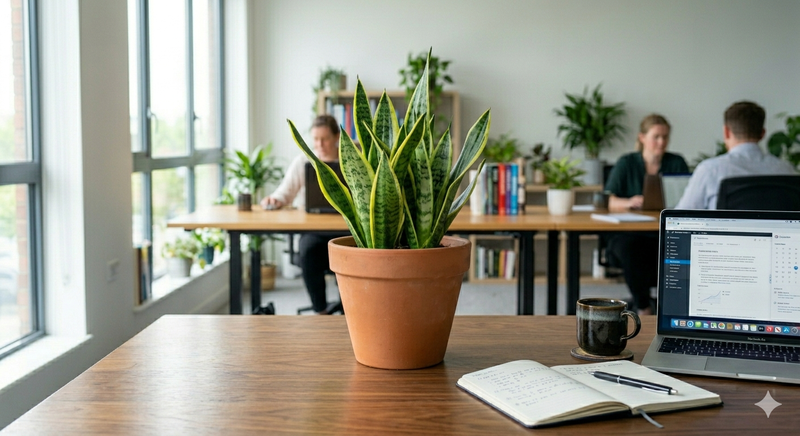 أفضل النباتات المناسبة للمكاتب والشركات