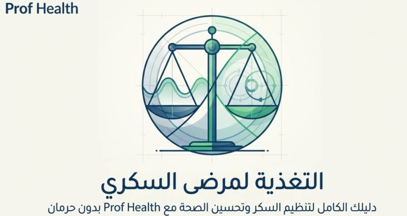التغذية لمرضى السكري – دليلك الكامل لتنظيم السكر وتحسين الصحة مع Prof Health