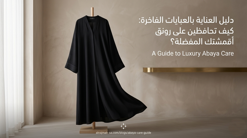 دليل العناية بالعبايات الفاخرة: كيف تحافظين على رونق أقمشتك المفضلة؟