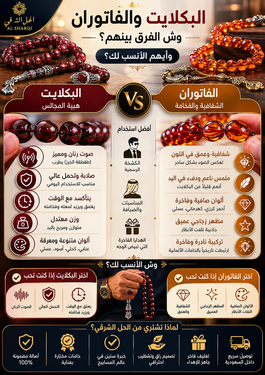 البكلايت والفاتوران: وش الفرق بينهم وأيهم الأنسب لك؟
