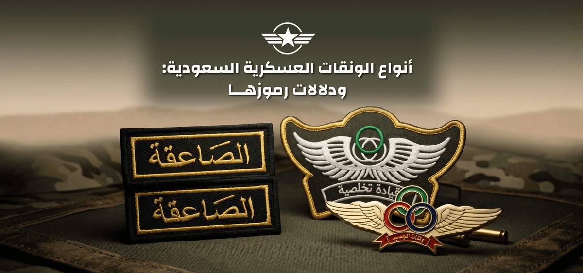 أنواع الونقات العسكرية السعودية: ودلالات رموزها