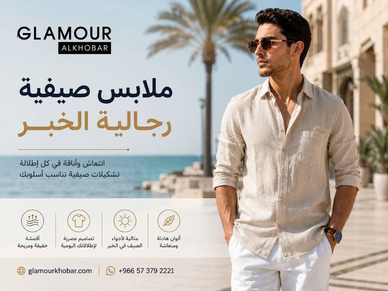أحدث تشكيلة ملابس صيفية رجالية الخبر: احدث كولكشن صيفي بسعر حصري