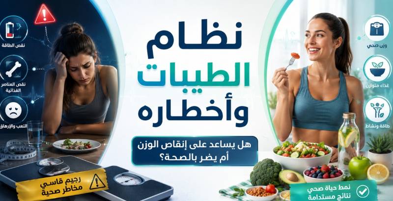 نظام الطيبات وأخطاره – هل يساعد على إنقاص الوزن أم يضر بالصحة؟