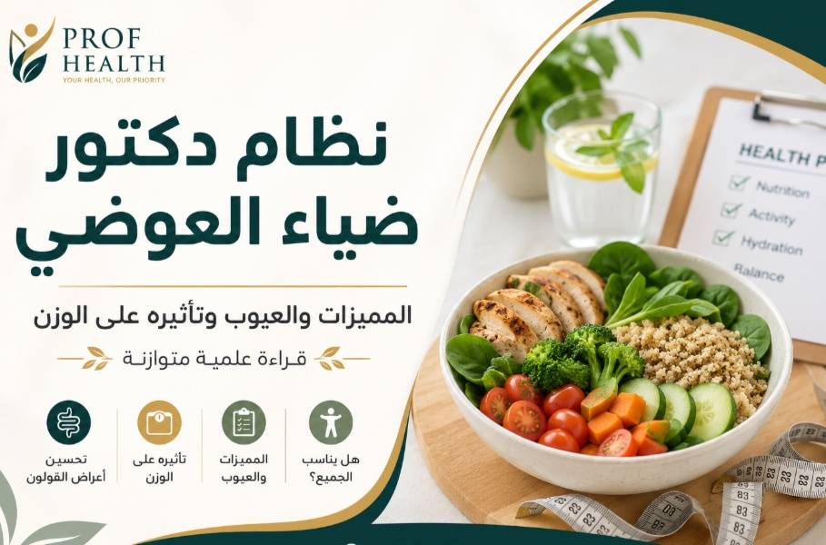 نظام دكتور ضياء العوضي.. هل يساعد على خسارة الوزن أم يقتصر دوره على تحسين أعراض القولون؟