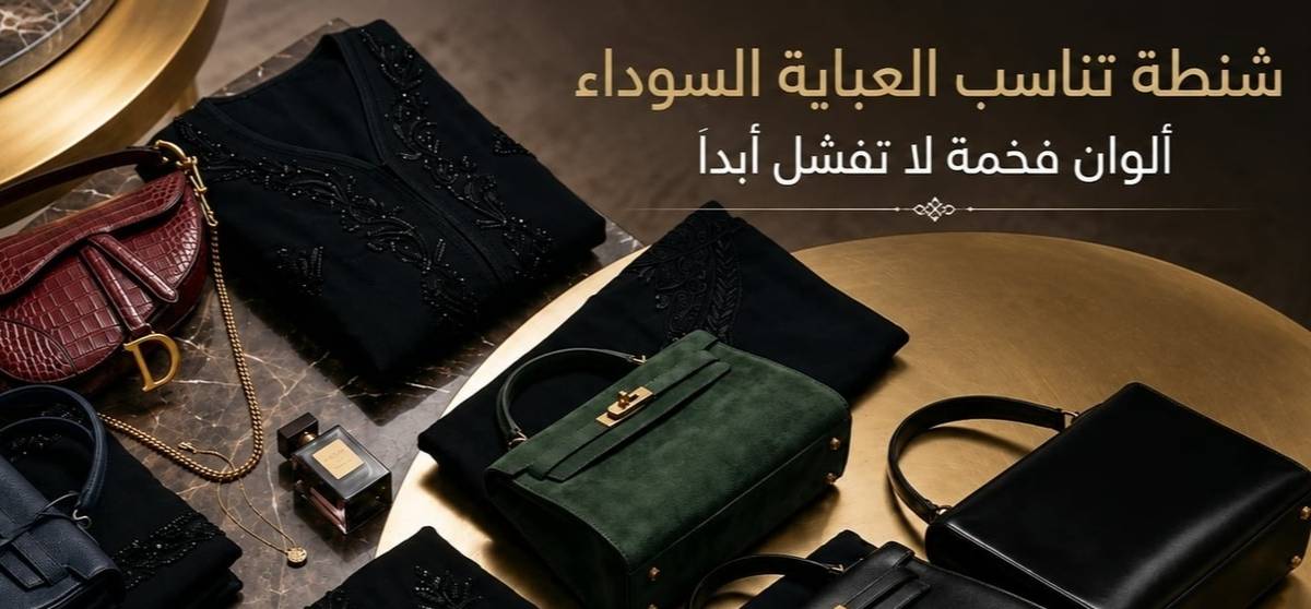 شنطة تناسب العباية السوداء ألوان فخمة لا تفشل أبدا 
