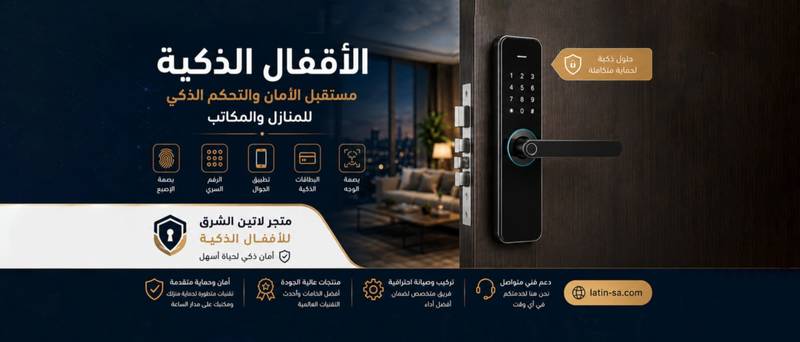 الأقفال الذكية في السعودية: المميزات والأنواع وكيف تختار الأفضل
