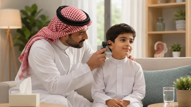 التهاب الأذن الوسطى.. نصائح طبية من المبتغى للوقاية والعلاج