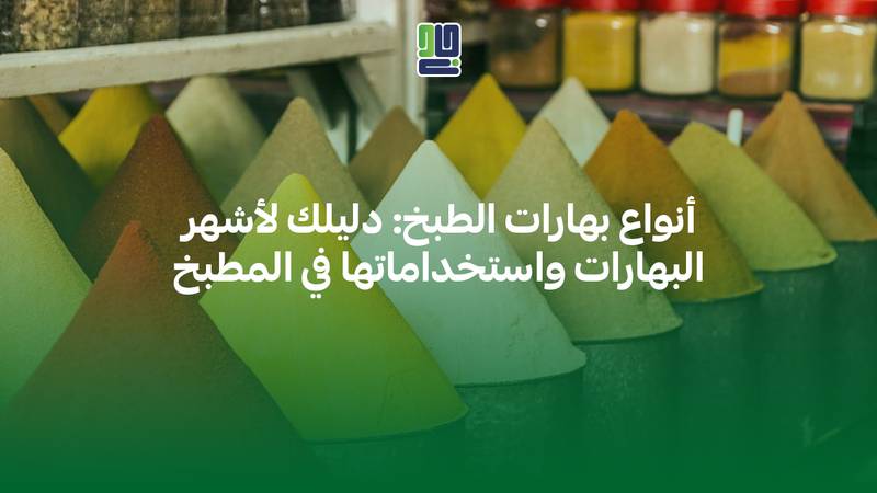 أنواع بهارات الطبخ: دليلك لأشهر البهارات واستخداماتها في المطبخ