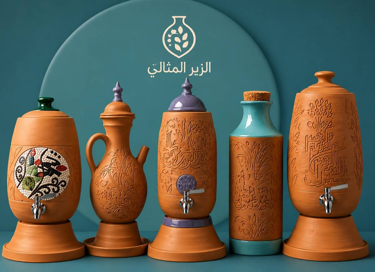 الزير المثالي.. دليل اختيار الزير والقارورة والشربة الفخارية الأصيلة في السعودية