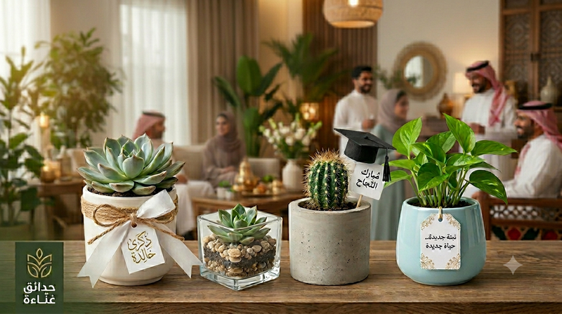أفكار توزيعات نباتات للمناسبات في السعودية