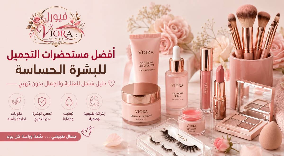 أفضل مستحضرات التجميل للبشرة الحساسة: دليل شامل للعناية والجمال دون تهيج