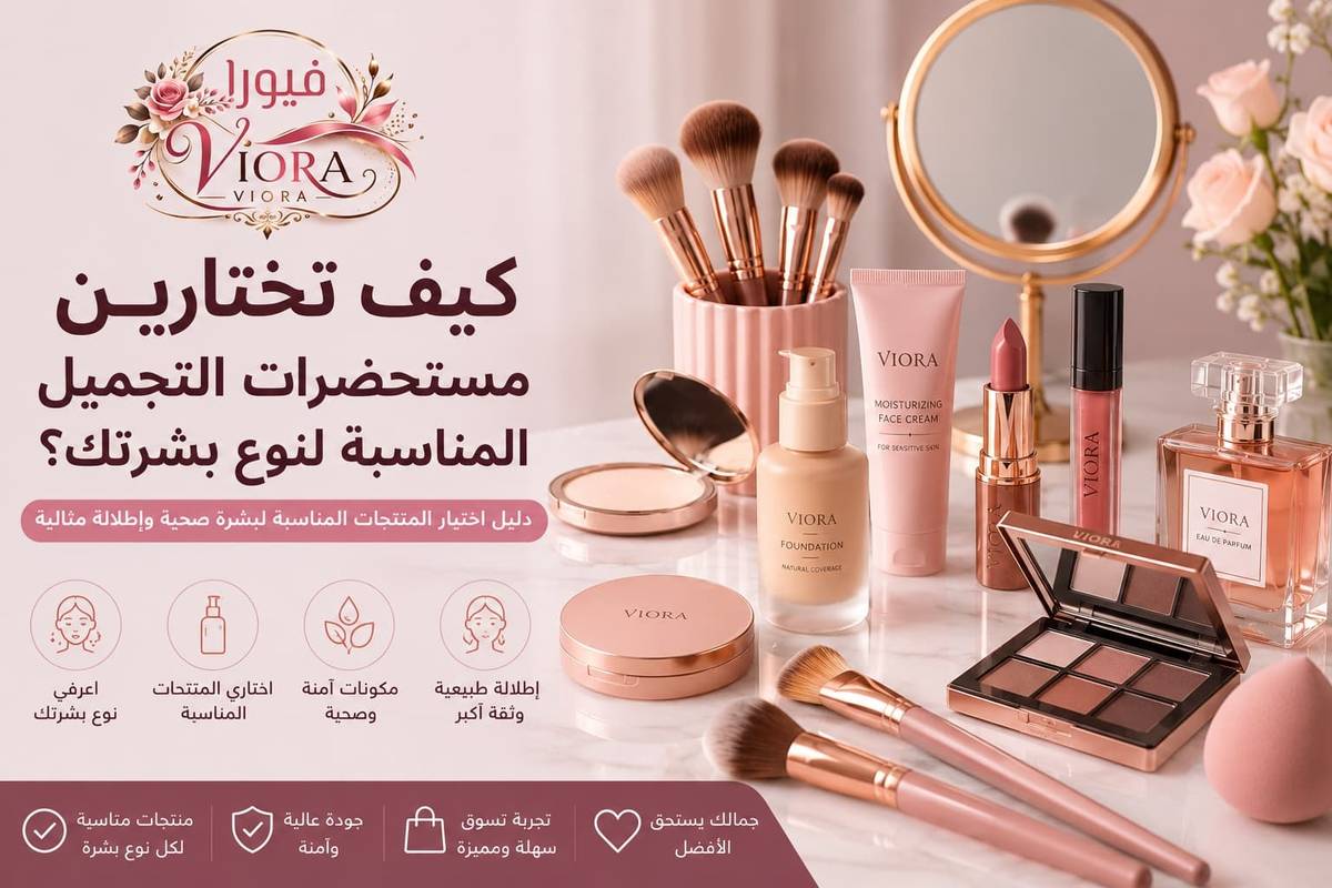كيف تختارين مستحضرات التجميل المناسبة لنوع بشرتك؟