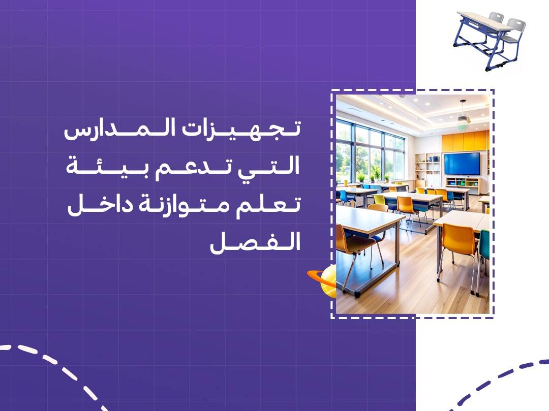 تجهيزات المدارس التي تدعم بيئة تعلم متوازنة داخل الفصل