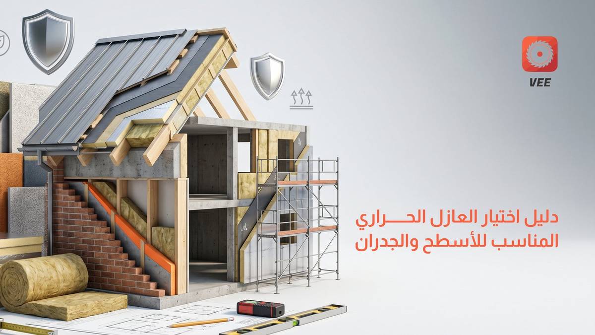 دليل اختيار العازل الحراري المناسب للأسطح والجدران