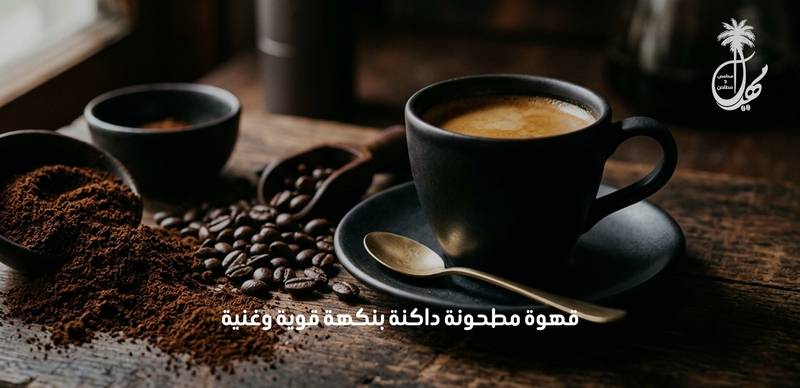 قهوة مطحونة داكنة 