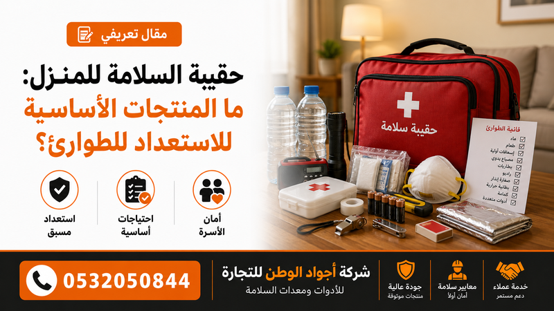 حقيبة السلامة للمنزل: ما المنتجات الأساسية للاستعداد للطوارئ؟