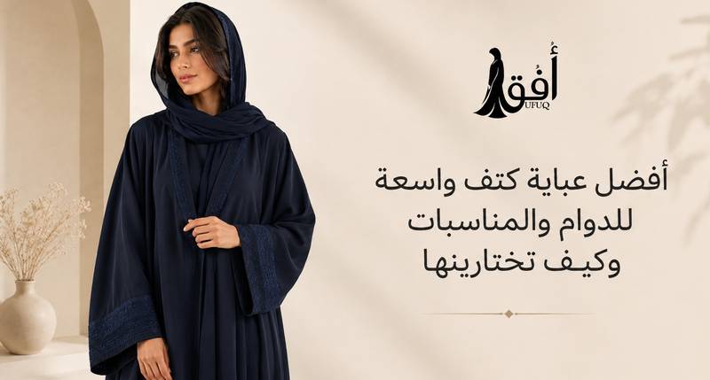 أفضل عباية كتف واسعة للدوام والمناسبات وكيف تختارينها