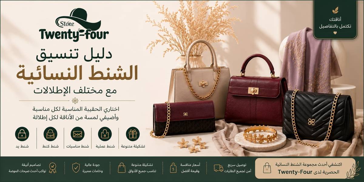 دليل تنسيق الشنط النسائية مع مختلف الإطلالات