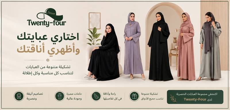 كيفية اختيار العباية المناسبة حسب شكل الجسم