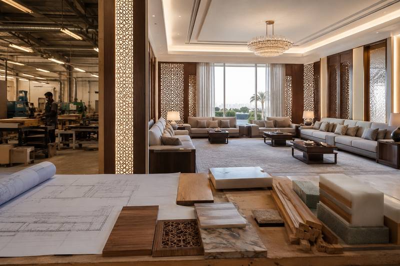 تصميم مجلس رجال 8×12 متر