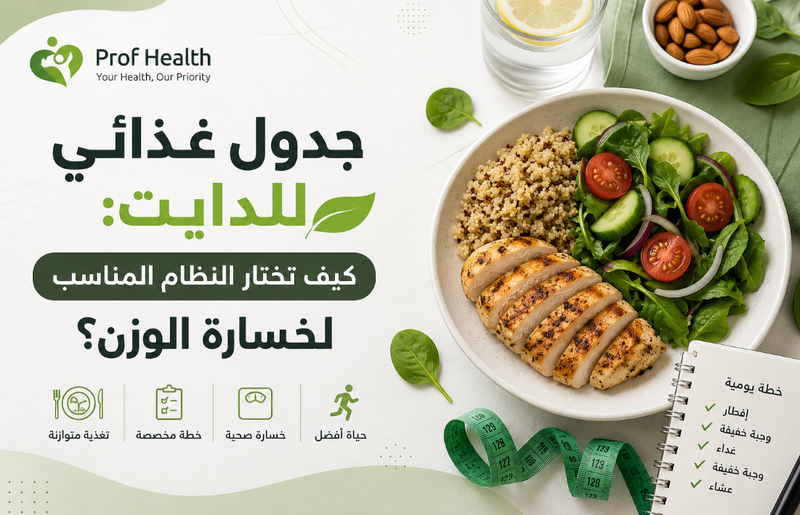 جدول غذائي للدايت: كيف تختار النظام المناسب لخسارة الوزن؟