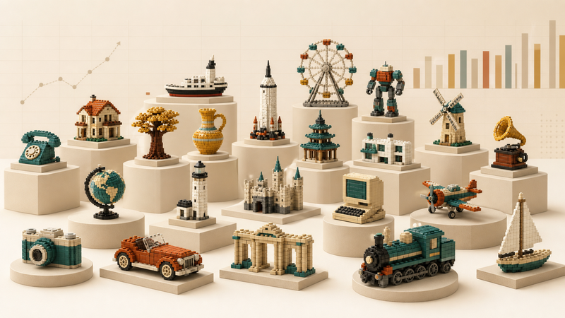 20 ‎Building Sets Most Often Wanted on BrickLink‎: ‎July 2026 Snapshot‎