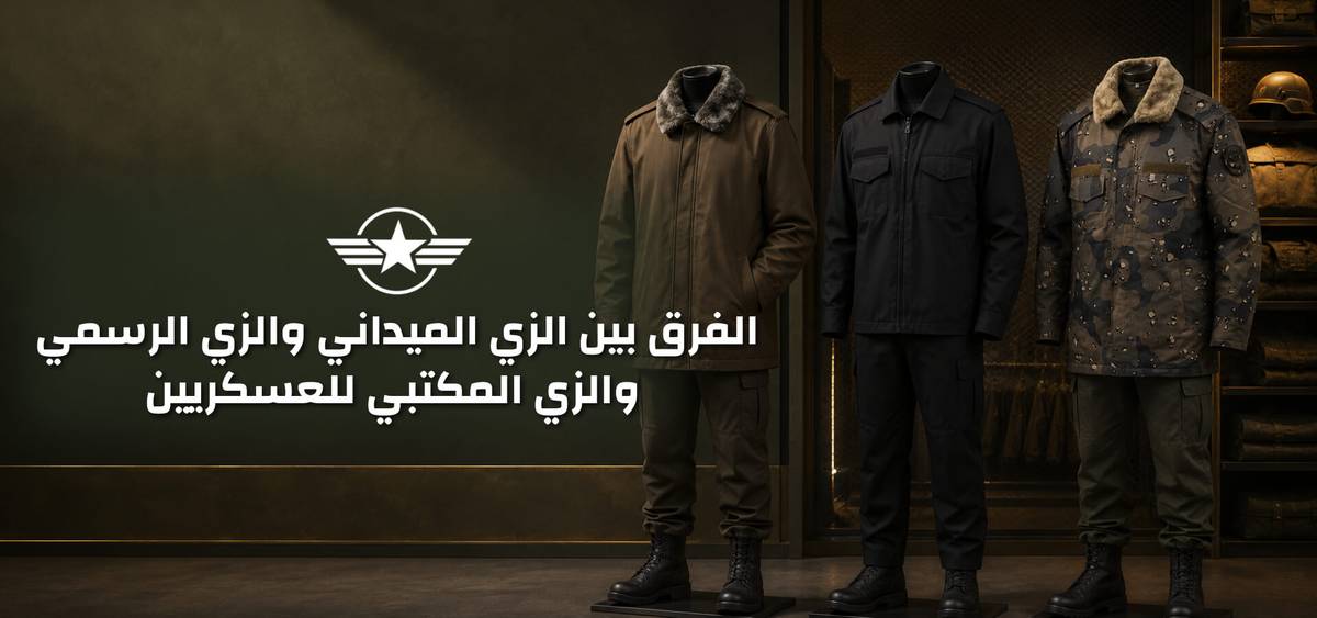 الفرق بين الزي الميداني والزي الرسمي والزي المكتبي للعسكريين