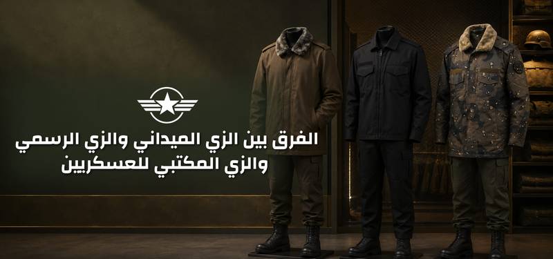 الفرق بين الزي الميداني والزي الرسمي والزي المكتبي للعسكريين